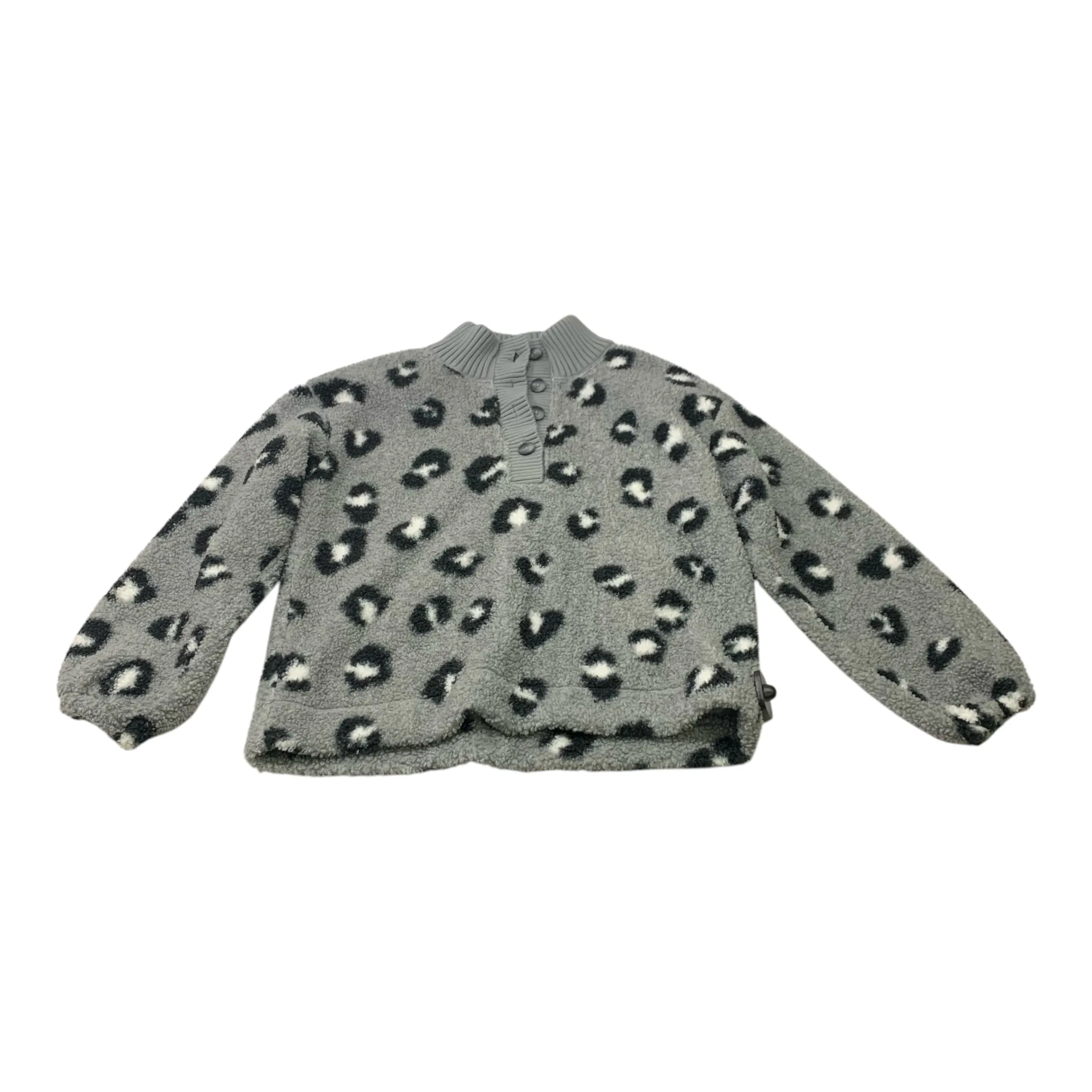 Digital Core AntiPilling Sweatshirt Collar By Loft In Grey, Size: Sp