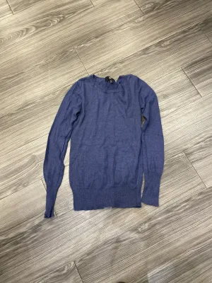 Classic Sweater Sweatshirt Crewneck By Mossimo In Purple, Size: S