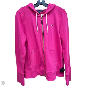 SweatAbsorbingTexture Sweatshirt Hoodie By Tommy Hilfiger In Pink, Size: M