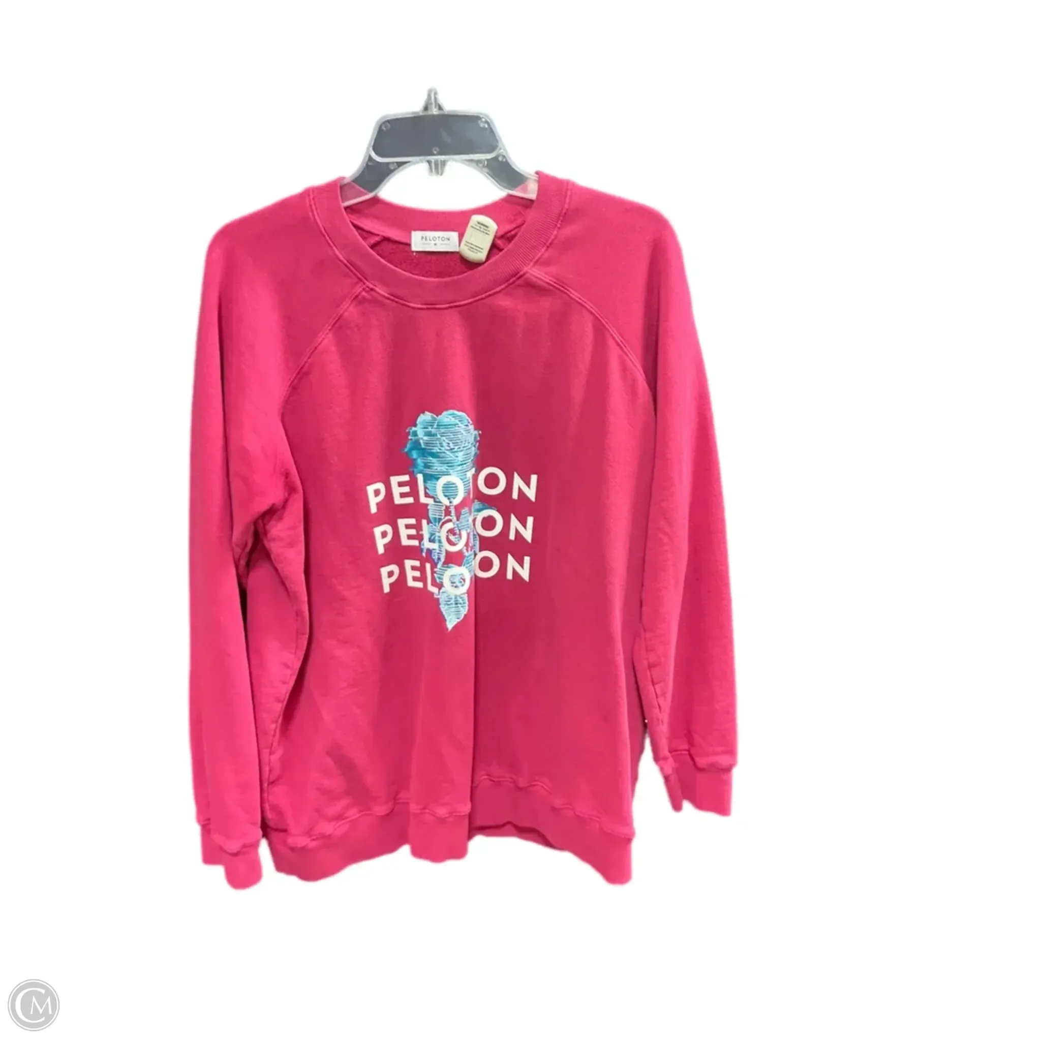 Athletic Sweatshirt Crewneck By Clothes Mentor In Pink, Size: M Active Style